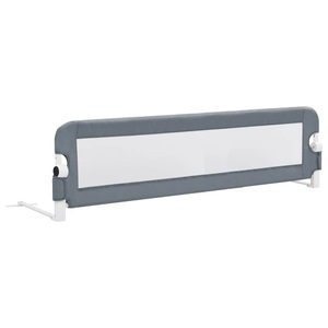 Diverse Hardware, Kleinkind-Bettschutzgitter Grau 120x42 cm Polyester, vidaXL Kleinkind-Bettschutzgitter Grau 120x42 cm Polyester