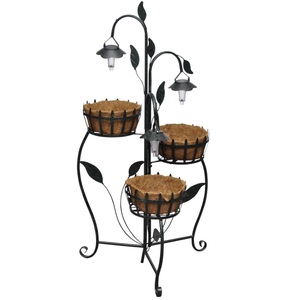Diverse Hardware, Blumenampel mit LED Beleuchtung, 