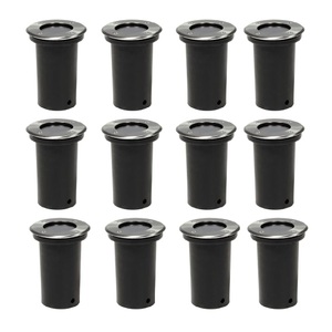 Diverse Hardware, Outdoor Bodenleuchten 12 Stk. Rund, vidaXL Bodeneinbaustrahler Außen 12 Stk. Rund