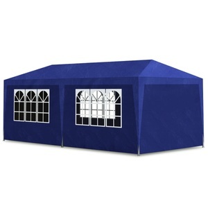 Diverse Hardware, Partyzelt 3 x 6 m Blau, vidaXL Partyzelt 3x6 m Blau