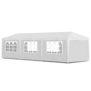 Diverse Hardware, Partyzelt 3 x 9 m Weiss, vidaXL Partyzelt 3x9 m Weiß