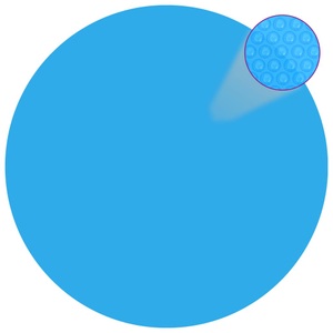 Diverse Hardware, Treibende Runde PE Pool-Solarplane 455 cm Blau, vidaXL Treibende Runde PE Pool-Solarplane 455 cm Blau