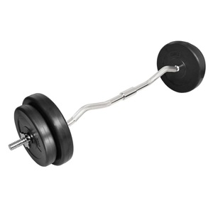 Diverse Hardware, Langhantel Curlstange 30kg Set Hantel Scheiben, vidaXL Hantelset mit Curlstange und Hantelscheiben 30 kg