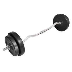 Diverse Hardware, Langhantel Curlstange 30kg Set Hantel Scheiben, vidaXL Hantelset mit Curlstange und Hantelscheiben 30 kg