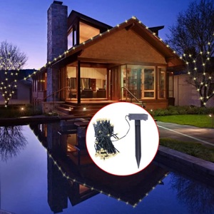 Diverse Hardware, 200 LED Solar Lichterkette Warmweiss Weinachten Dekoration, vidaXL LED-Solar-Lichterkette Warmweiß Weihnachtsdeko