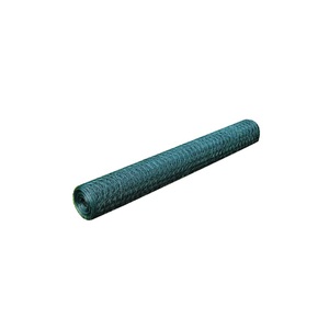 Diverse Hardware, Maschendraht 6-Eck Drahtgitter 75cmx25m, 0,8mm dick, vidaXL Drahtzaun mit PVC-Beschichtung 25x0,75 m Grün