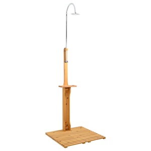 Diverse Hardware, Gartendusche Pooldusche Outdoordusche Swimmingpool Camping Dusche Holz