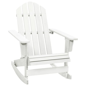 Diverse Hardware, Garten-Schaukelstuhl Holz Weiss