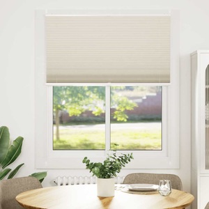 Diverse Hardware, Plissee Faltrollo Rollo Plisseerollo 110x150cm Creme, 