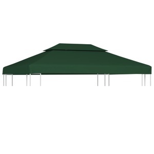 vidaXL, vidaXL Pavillon-Dachplane Ersatzdach 310 g/m² Grün 3x4 m, vidaXL Pavillon-Dachplane Ersatzdach 310 g/m² Grün 3x4 m