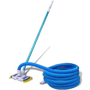 Diverse Hardware, Pool Set Schwimmbad Teleskopstange Bodensauger Schlauch, vidaXL Poolreiniger mit Teleskopstange und Schlauch