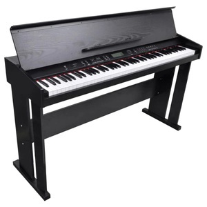 vidaXL, vidaXL Elektro Klavier Digital E-Piano mit 88 Tasten & Notenablage, vidaXL Elektro Klavier Digital E-Piano mit 88 Tasten & Notenablage