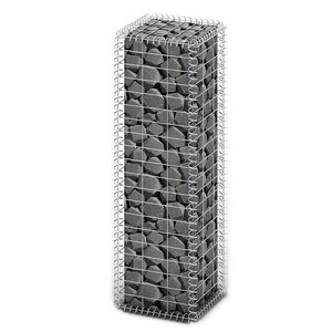 vidaXL, vidaXL Steinkorb Gabione mit Deckeln Verzinkter Draht 100×30×30 cm, vidaXL Steinkorb Gabione mit Deckeln Verzinkter Draht 100×30×30 cm