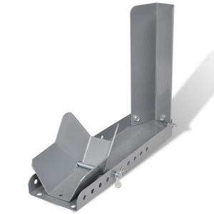 Diverse Hardware, Motorradwippe Radhalter Motorradhalter Radklemme silber, vidaXL Motorradständer 10 Löcher