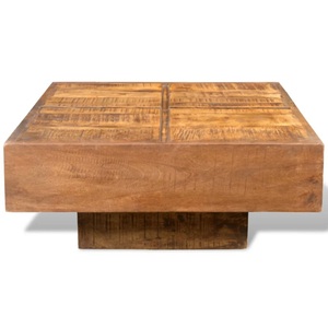 Diverse Hardware, Couchtisch Braun Quadratisch Massivholz Mango, vidaXL Couchtisch Braun Quadratisch Massivholz Mango