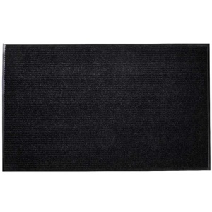 vidaXL, vidaXL Schwarze PVC Türmatte 90 x 60 cm