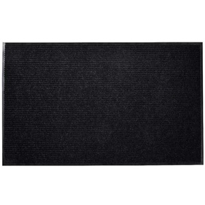 vidaXL, vidaXL Fußmatte PVC Schwarz 90x150 cm