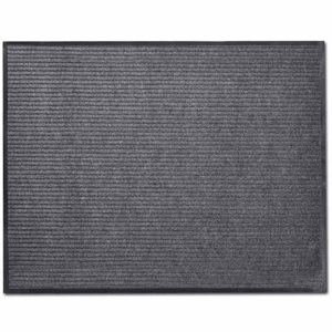 vidaXL, vidaXL Graue PVC Türmatte 90 x 60 cm
