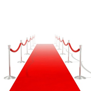 vidaXL, vidaXL Roter Teppich 1 x 10 m Extra Schwer 400 g/m²