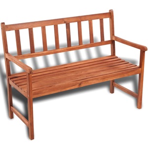 Diverse Hardware, Gartenbank 120 cm Massivholz Akazie, 