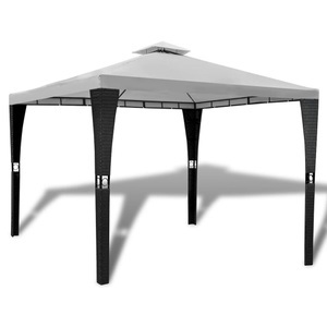 Diverse Hardware, Gartenpavillon mit Dach 3 x 3 m Cremeweiss, vidaXL Gartenpavillon mit Dach 3 x 3 m Cremeweiß