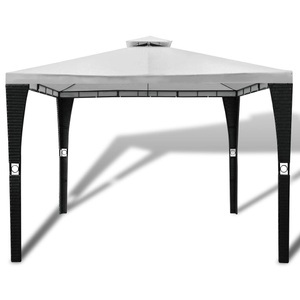 Diverse Hardware, Gartenpavillon mit Dach 3 x 3 m Cremeweiss, vidaXL Gartenpavillon mit Dach 3 x 3 m Cremeweiß