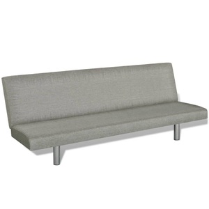 Diverse Hardware, Dunkelgraues Bettsofa, vidaXL Schlafsofa Grau Polyester