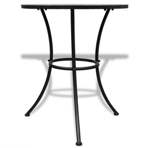 Diverse Hardware, Mosaiktisch 60 cm Terrakotta/Weiss