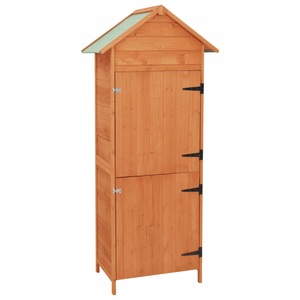 vidaXL, vidaXL Gartenschrank Braun 79x49x190 cm, vidaXL Gartenschrank Braun 42,5x64x190 cm