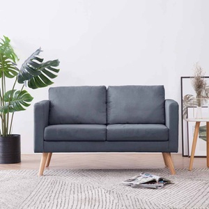 Diverse Hardware, Sofa 2-Sitzer Stoff Dunkelgrau