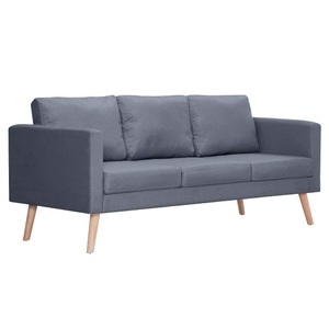 Diverse Hardware, Sofa 3-Sitzer Stoff Dunkelgrau, vidaXL Sofa 3-Sitzer Stoff Dunkelgrau