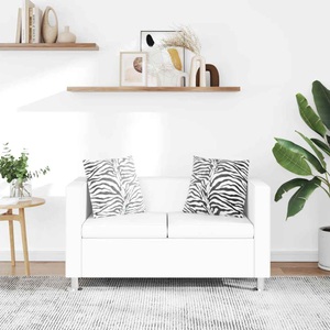 Diverse Hardware, Sofa 2-Sitzer Kunstleder Weiss, vidaXL 2-Sitzer-Sofa Kunstleder Weiß