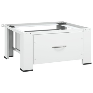 Diverse Hardware, Waschmaschinensockel mit Schublade Weiss, vidaXL Waschmaschinen-Untergestell mit Schublade Weiß