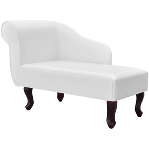 Diverse Hardware, Chaiselongue Kunstleder Weiss, vidaXL Chaiselongue Weiß Kunstleder