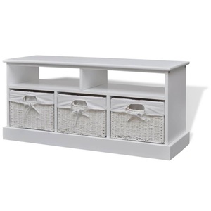 Diverse Hardware, Truhenbank Ablagebank Sitzbank Aarau weiss, vidaXL Truhenbank Ablagebank Sitzbank Aarau weiß