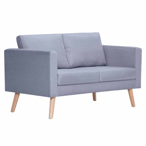 Diverse Hardware, Sofa Set 2-Sitzer und 3-Sitzer Stoff Hellgrau