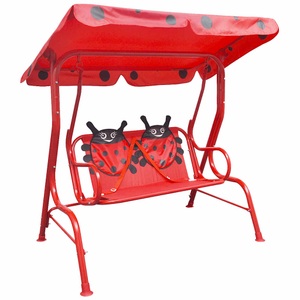 Diverse Hardware, Kinder-Hollywoodschaukel Rot, vidaXL Kinder-Hollywoodschaukel Rot