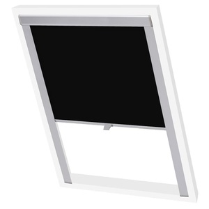 Diverse Hardware, Verdunkelungsrollo Schwarz 104, vidaXL Verdunkelungsrollo Schwarz 104