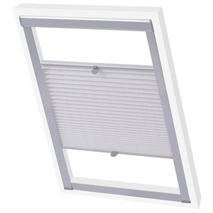 Diverse Hardware, Plissee Faltstore Weiss F06, vidaXL Plissee Weiß F06