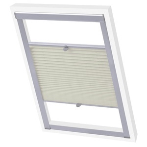 Diverse Hardware, Plissee Faltstore Cremefarben P06/406, vidaXL Plissee Creme P06/406