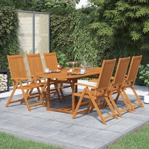 Diverse Hardware, 7-tlg. Garten-Essgruppe Massivholz Akazie, vidaXL 7-tlg. Garten-Essgruppe Massivholz Akazie