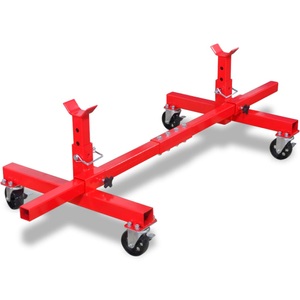 vidaXL, vidaXL Mobiler Stützbock Rot, vidaXL Mobiler Stützbock Rot