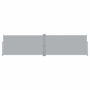 Diverse Hardware, Ausziehbare Seitenmarkise 160x600 cm Grau