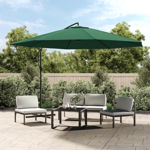 vidaXL Freiarm-Sonnenschirm 3,5 m grün