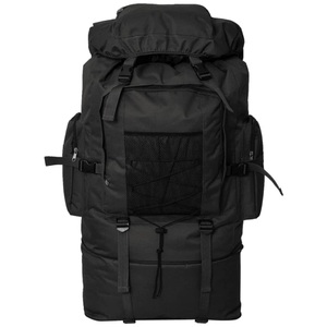 Diverse Hardware, Armeerucksack XXL 100 L Schwarz, vidaXL Armee-Style Rucksack XXL 100 L Schwarz