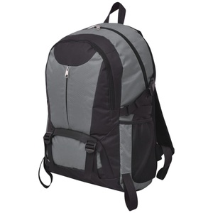 Diverse Hardware, Wanderrucksack 40 L Schwarz und Grau, vidaXL Wanderrucksack 40 L Schwarz und Grau