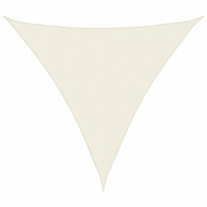 Diverse Hardware, Sonnensegel Oxford Gewebe Dreieckig 3,6 x 3,6 x 3,6 m Creme