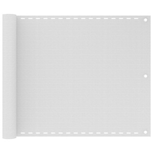 Diverse Hardware, Balkonsichtschutz HDPE 75x400 cm weiss