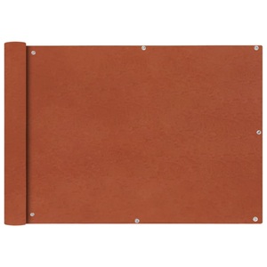 Diverse Hardware, Balkonsichtschutz Oxfordgewebe 75x600 cm Terracotta
