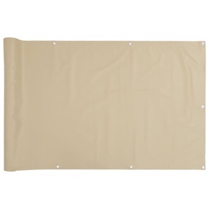 Diverse Hardware, Balkonsichtschutz Oxfordgewebe 90x400 cm Beige, vidaXL Balkonsichtschutz Oxfordgewebe 90x400 cm Beige